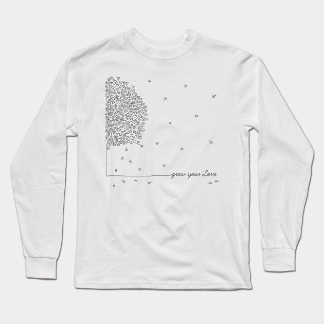 Love Tree Long Sleeve T-Shirt by kallyfactory